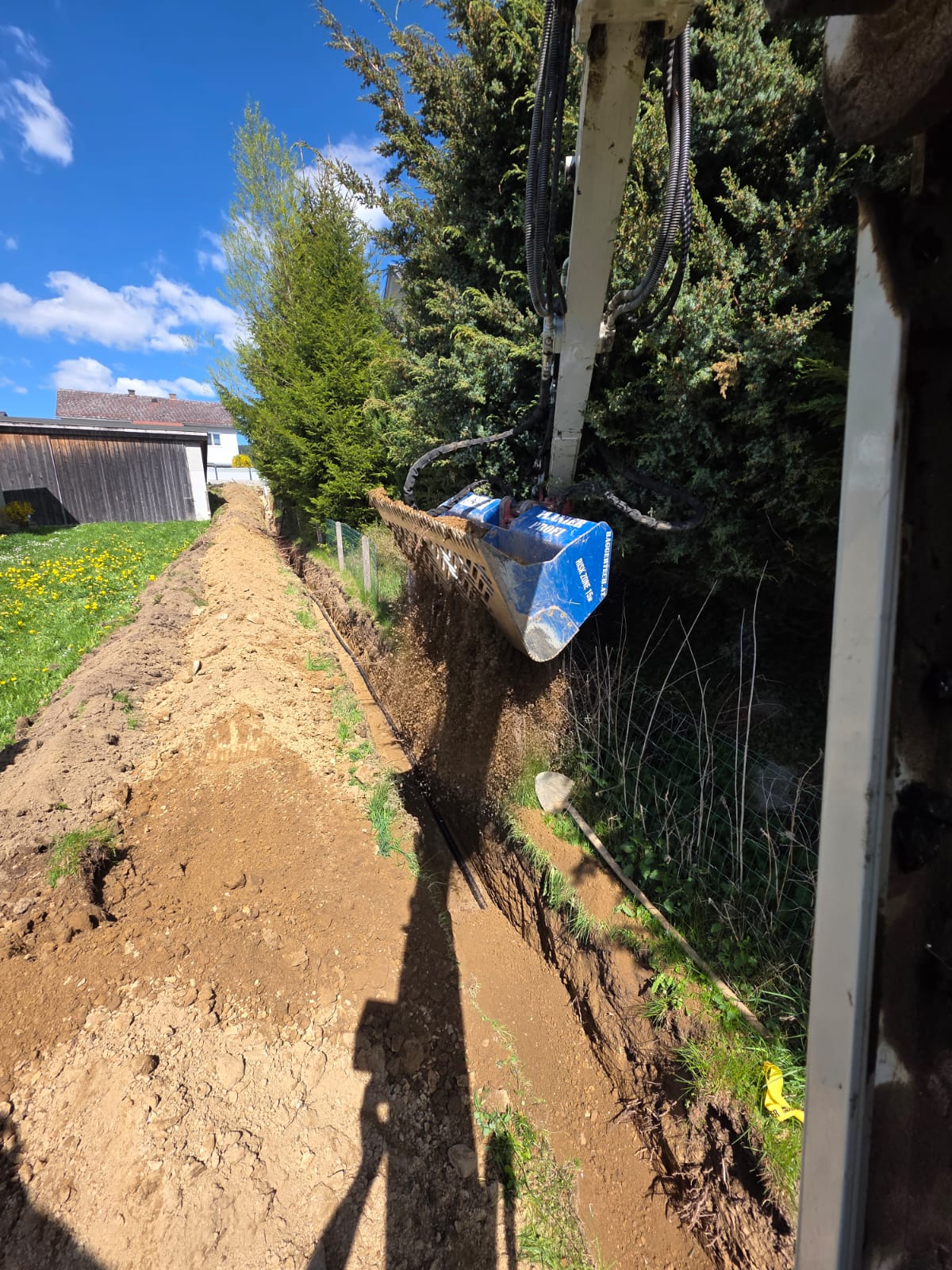 Baggertech im Einsatz